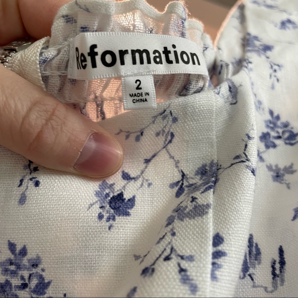 Reformation Elettra Linen Dress - Picture 8 of 8
